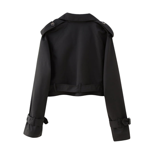 Heidi | Kurzer Trenchcoat | Zeitlose Eleganz und Moderner Chic