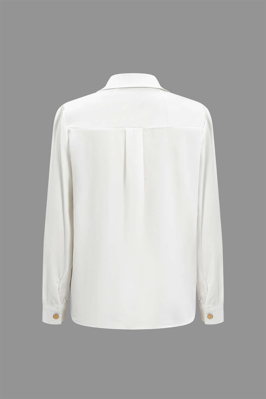 Delphine - Elegante Knopzak Vrouwelijke Lange Mouwen Shirt