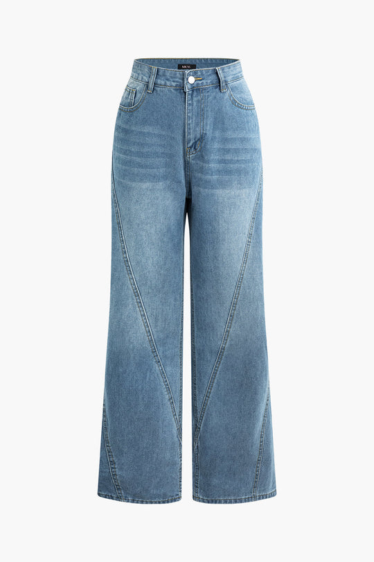 Vervagende Rechte Jeans