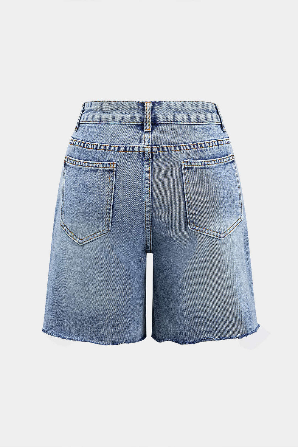 Denim Knopzak Shorts