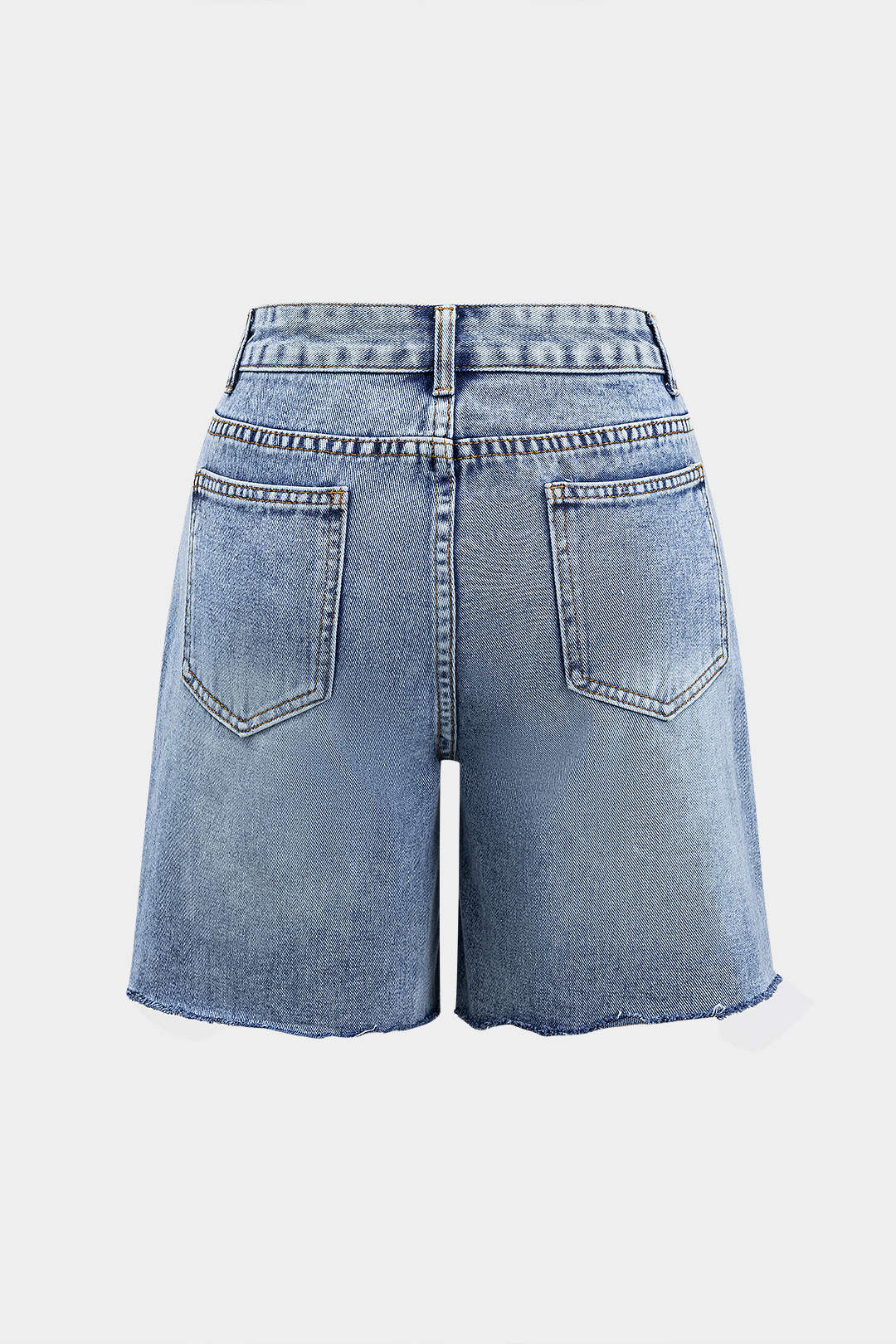 Denim Knopzak Shorts