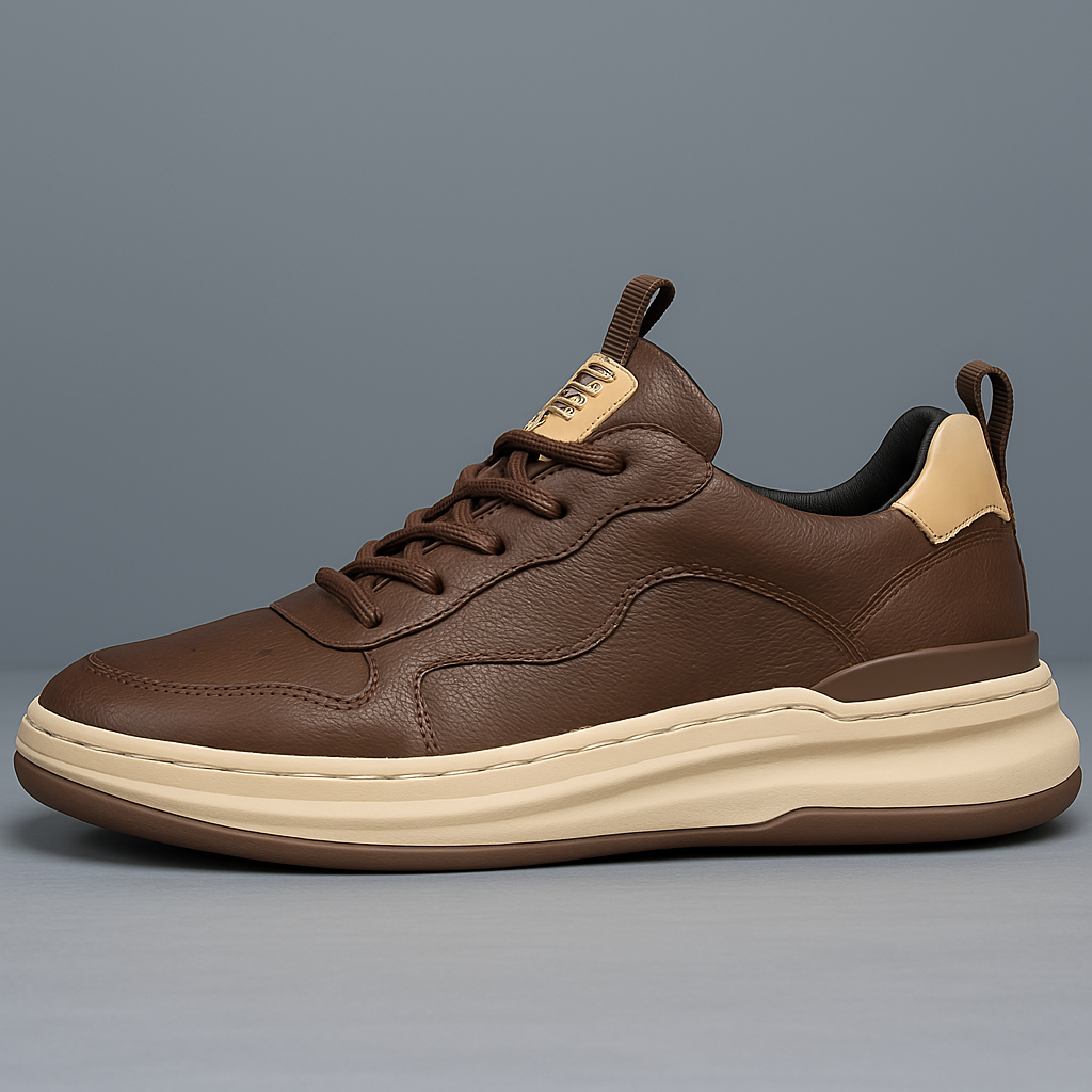 Heren Casual Veterschoenen met Gevoerde Zool en Modern Ontwerp