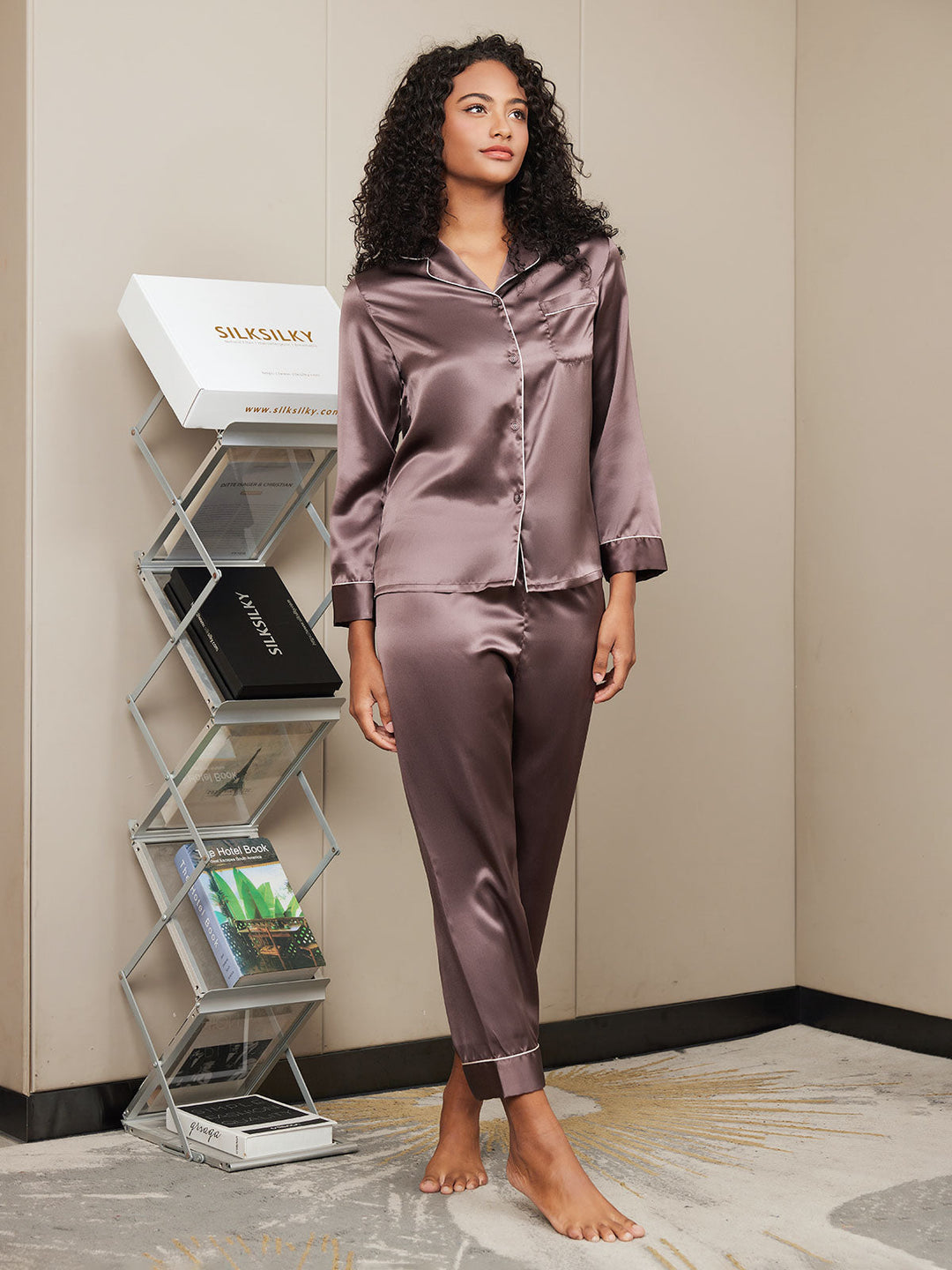 Audrina - Premium Morus Relaxatie Dames Pyjama Set