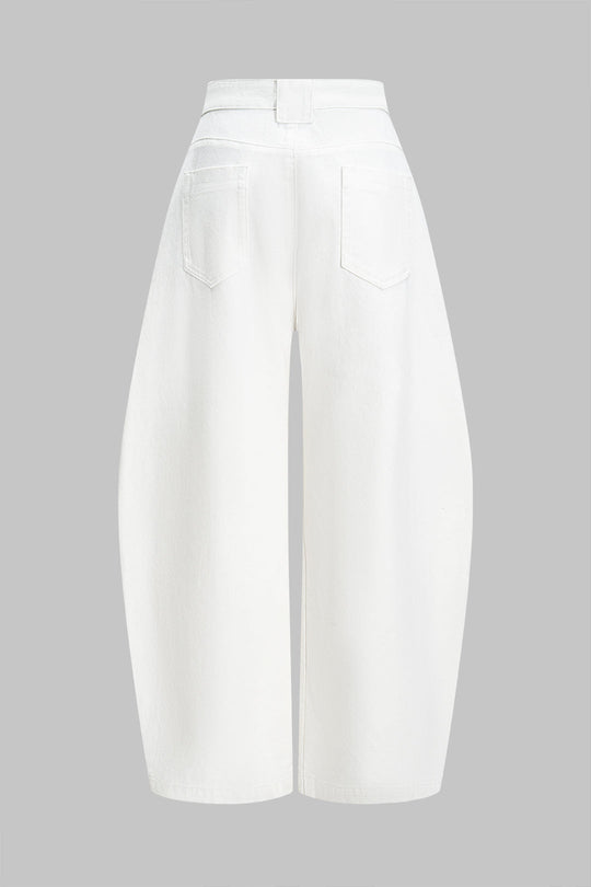 Denim Wijde Pijpen Barrel Jeans