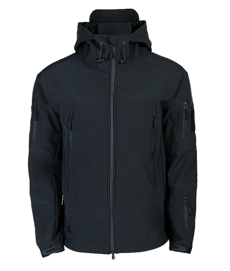 Heren Gewatteerde Outdoor Jas | Hoge Kraag & Frontsluiting | Geschikt voor Herfst en Winter