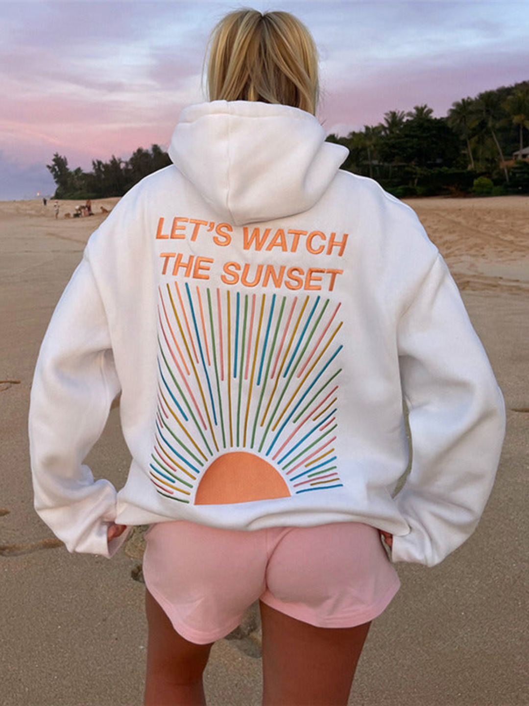 Dames Hoodie Geïnspireerd door de Zonsondergang