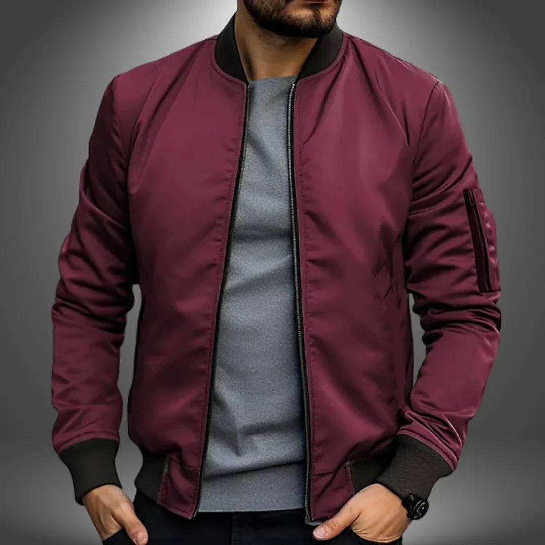 Lichte Bomberjack voor Heren | Casual Windbreaker Stijl | Comfortabele & Functionele Jas