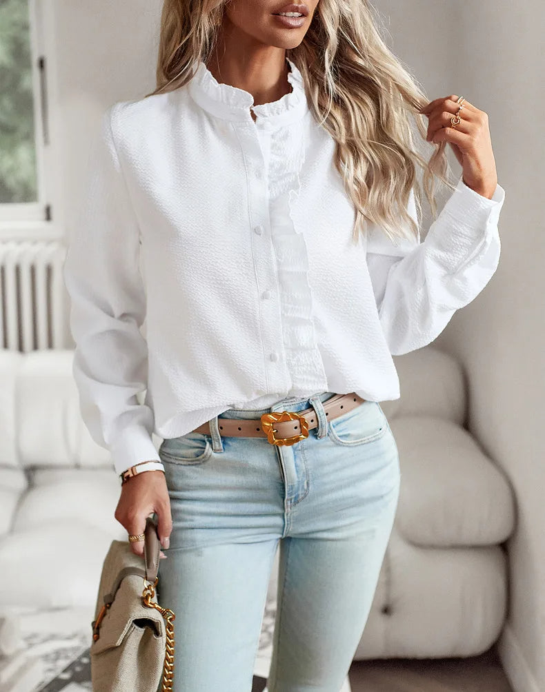 Selene - Tijdloze Formele Elegant Vrouwenblouses