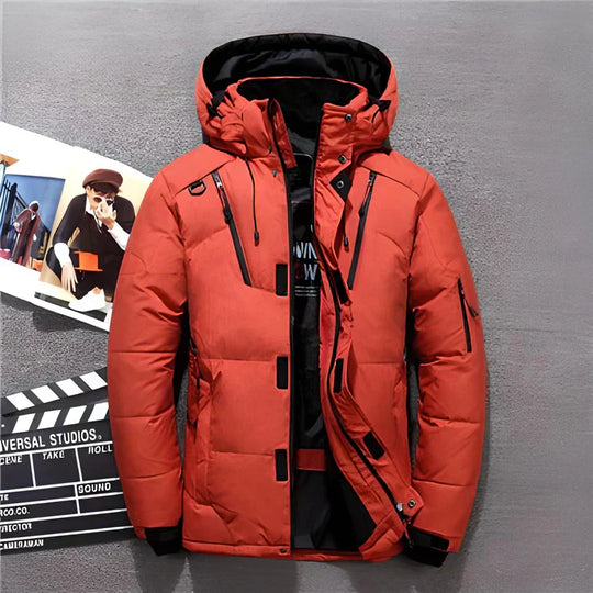 Luxe Donsjack | Warme Heren Winterjas met Capuchon