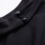 Rugloze Halter Nek Rimpel Mouwloze Midi Jurk