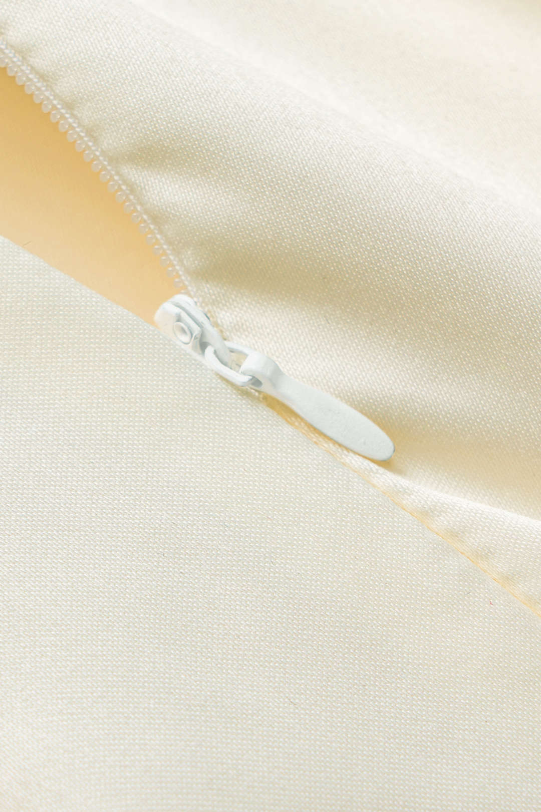 Tie Back Zipper Backless Slip Mini Jurk