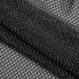 Transparante Mesh Splits Cover-up Jurk