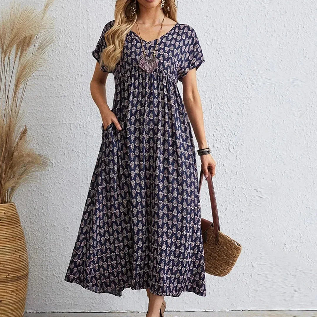 Blythe - Tijdloze Vintage Charme Dames Zomerjurk