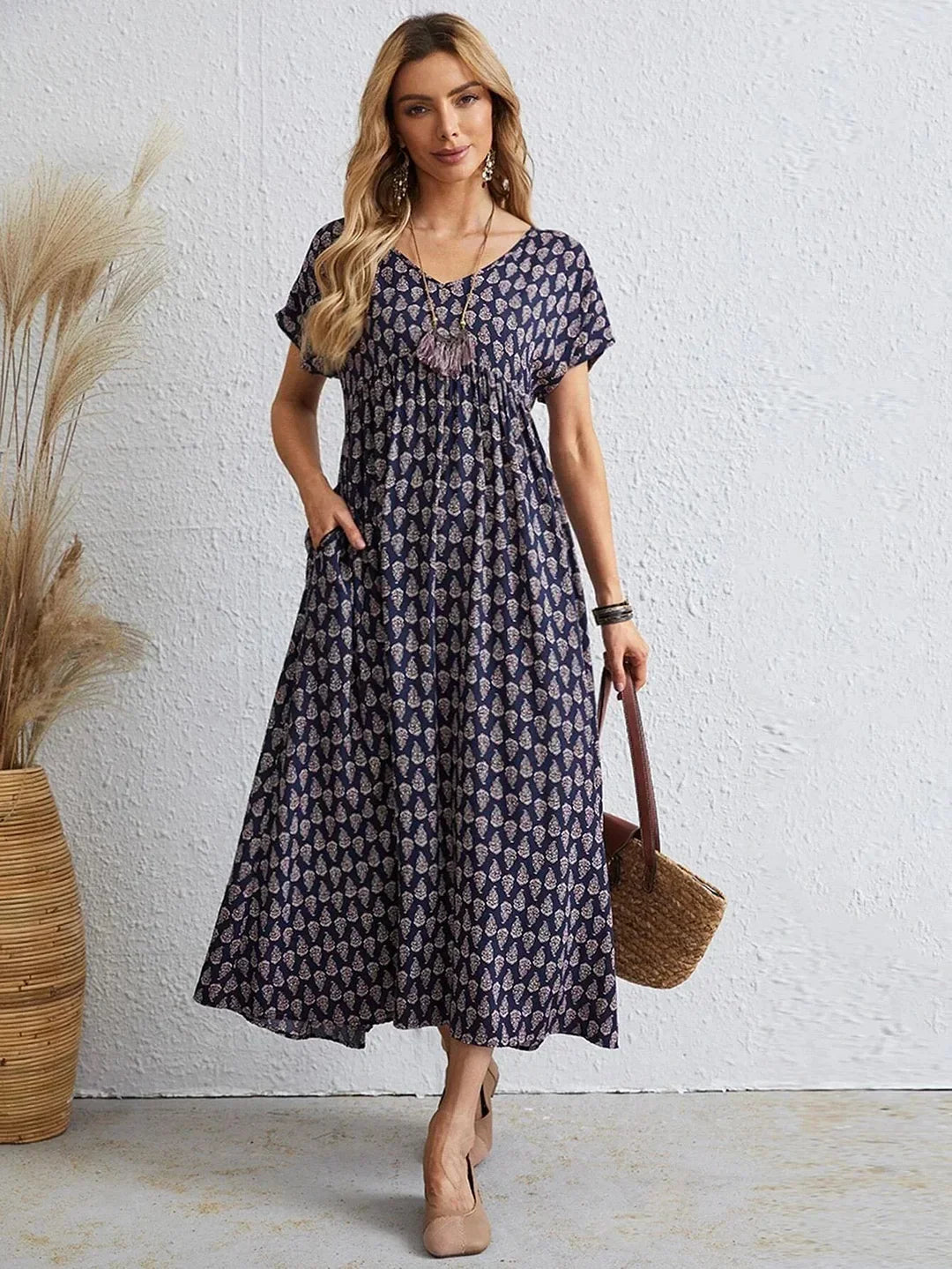 Blythe - Tijdloze Vintage Charme Dames Zomerjurk
