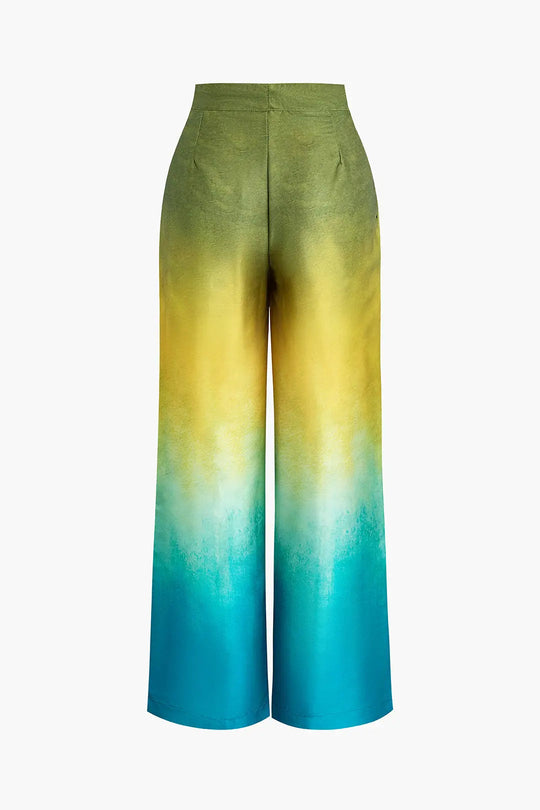 Acacia - Chic Ombre Stijl Dames Wijde Pantalon