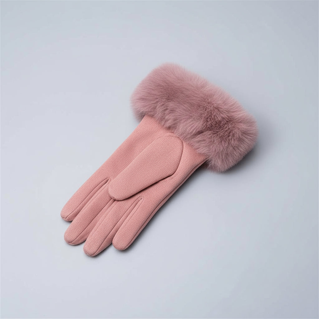 Zachte Pols Handschoenen met Textuurafwerking voor Vrouwen | Ideaal voor Koude Dagen