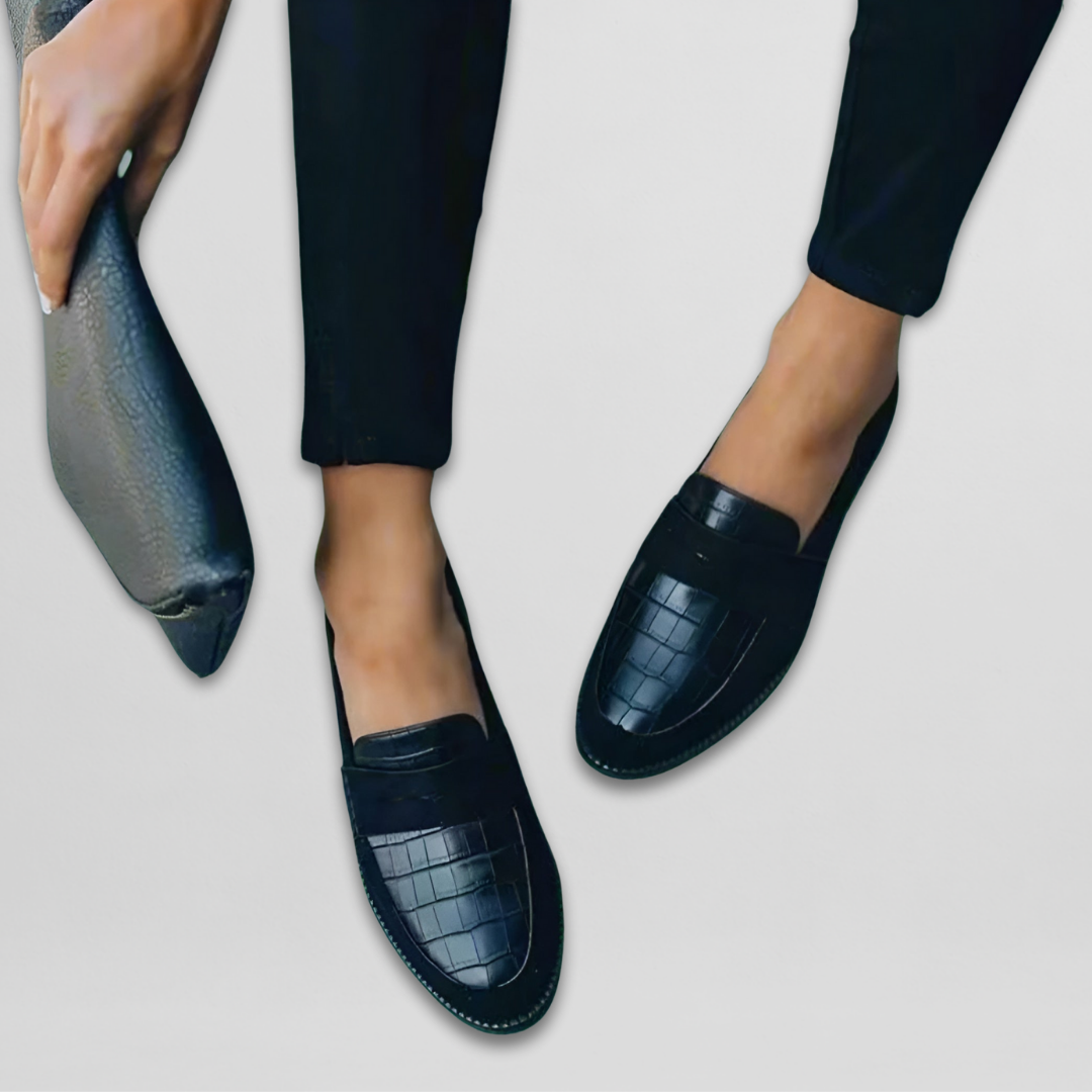 Mocassins à Bout Rond avec Semelle Plate pour Femme | Idéal pour un Usage Quotidien
