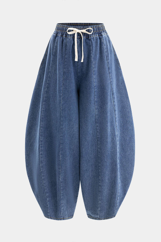 Denim Wijde Pijpen Lantaarn Jeans