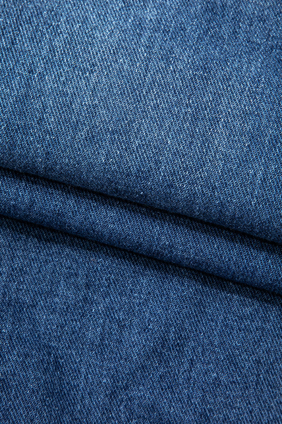 Denim Gewassen Gescheurde Ritszak Jeans