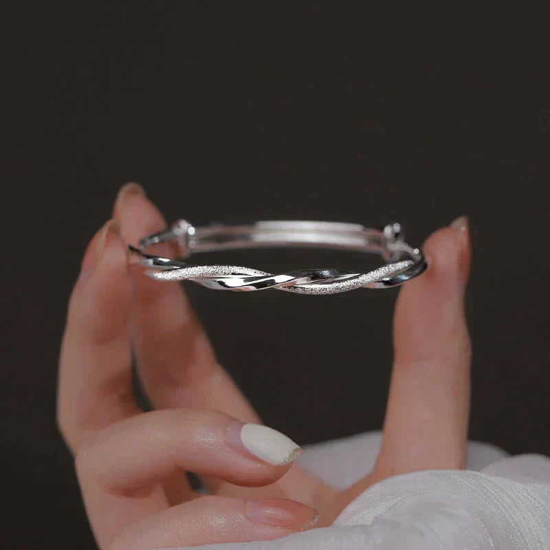 Charlotte | Gedraaide Zilveren Armband