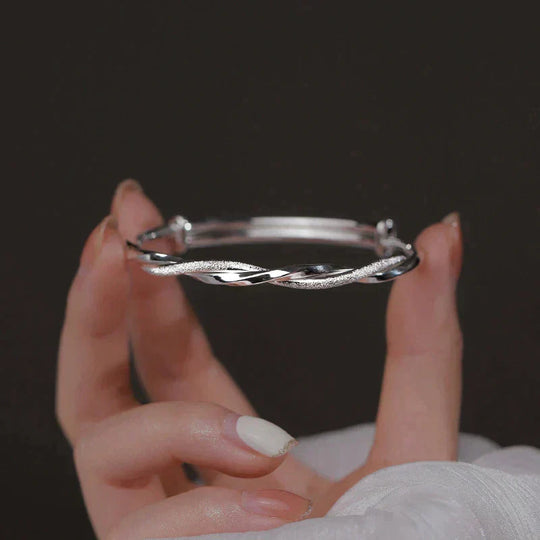 Charlotte | Gedraaide Zilveren Armband