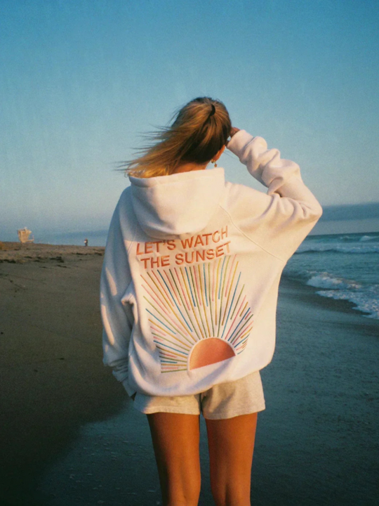 Dames Hoodie Geïnspireerd door de Zonsondergang