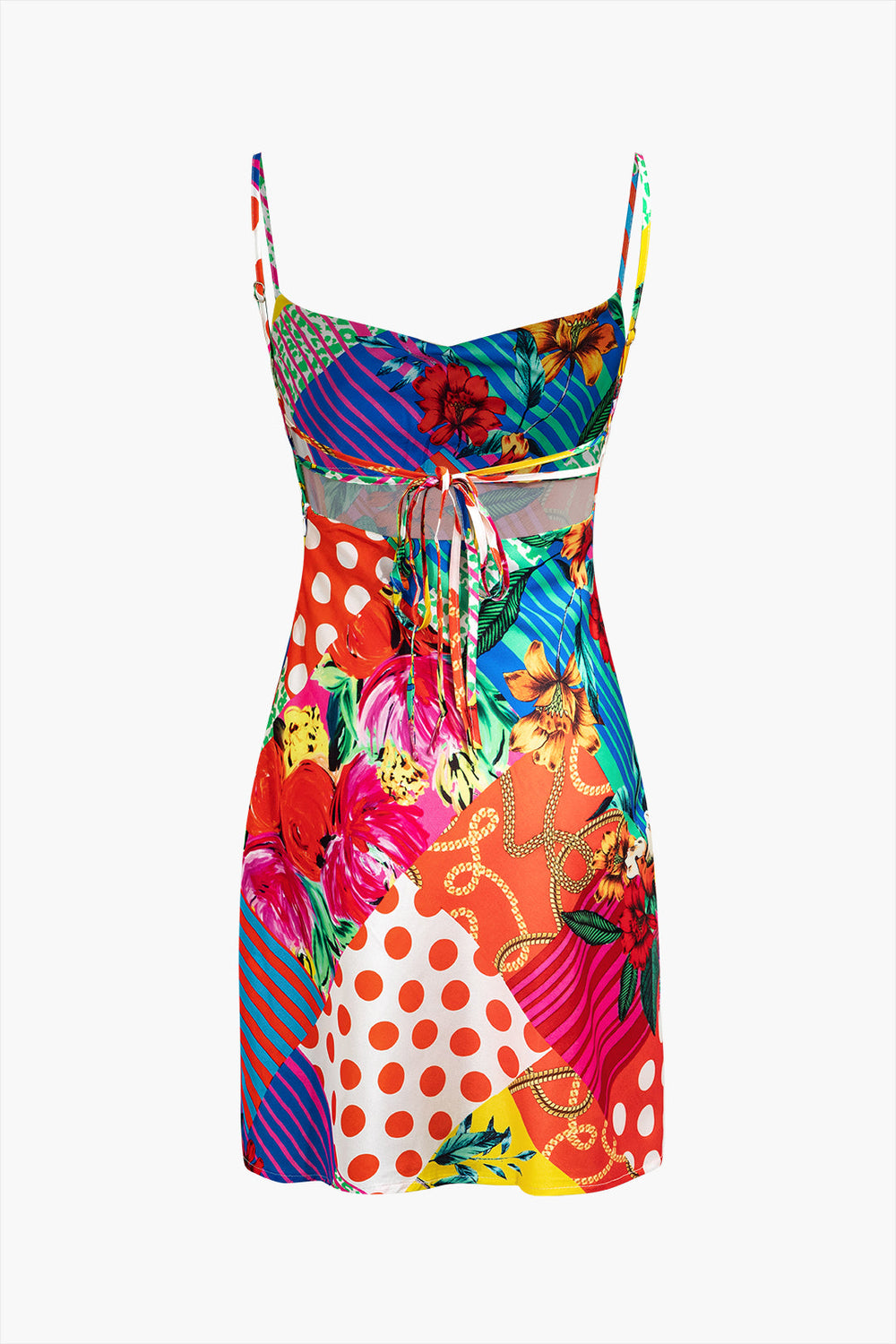 Bloemenprint Slip Mini Jurk