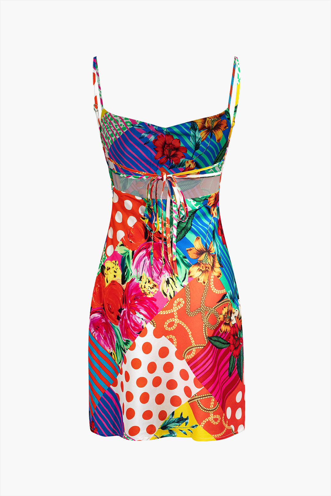 Bloemenprint Slip Mini Jurk