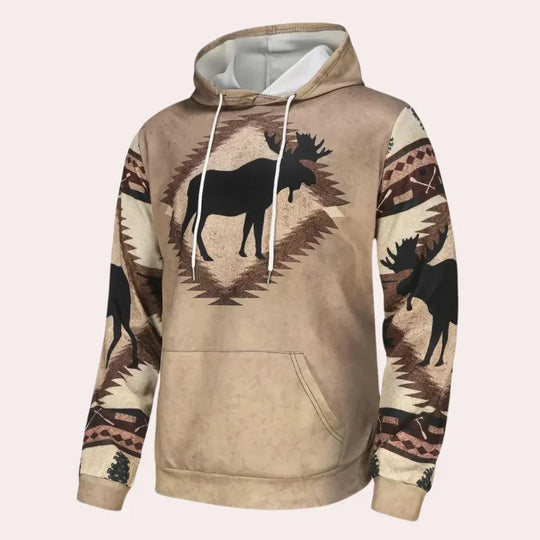Heren Hoodie met Casual Pasvorm | Ideaal voor Vrije Tijd en Ontspanning