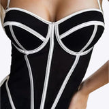 Abilene - Ademend Mesh Korset Dames Cami Top