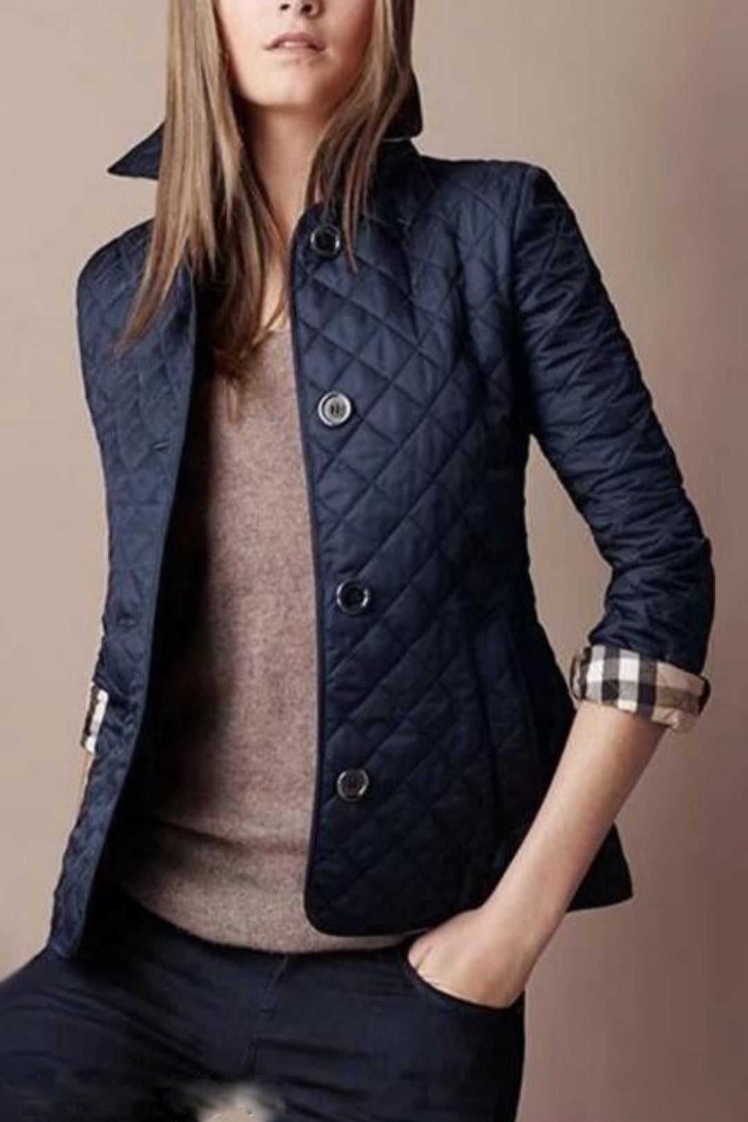 Kylee | Dames Casual Puffer Jacket | Knopen Dons