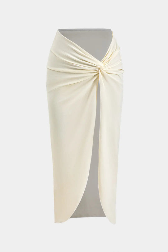 Abilene - Tummy Shaping Slip & Ruched Slit Cover Up Dames Badmode Set