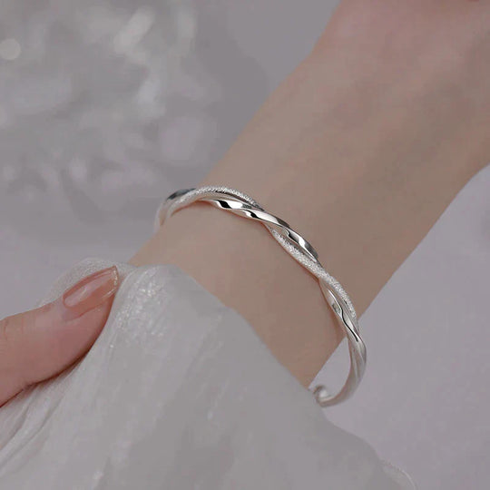 Charlotte | Gedraaide Zilveren Armband
