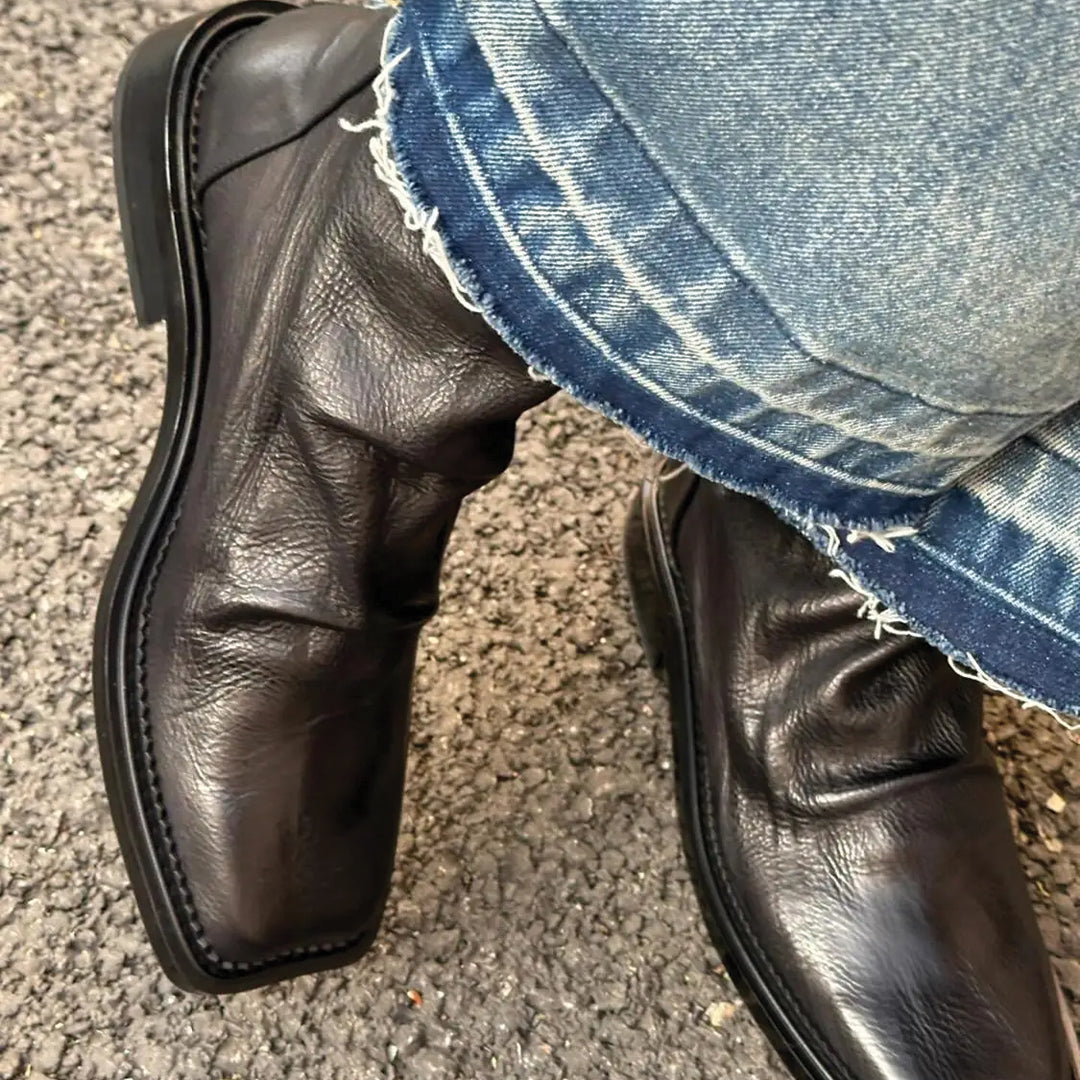 Heren | Enkellaars | Vierkante Neus | Strak Silhouet | Tijdloos Ontwerp