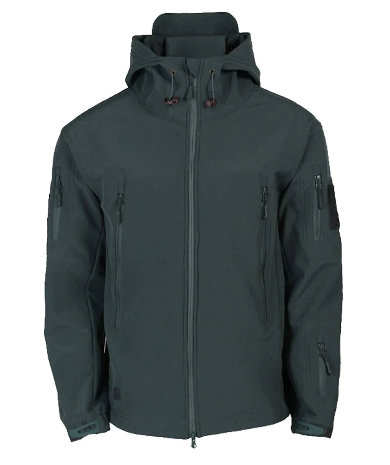 Heren Gewatteerde Outdoor Jas | Hoge Kraag & Frontsluiting | Geschikt voor Herfst en Winter