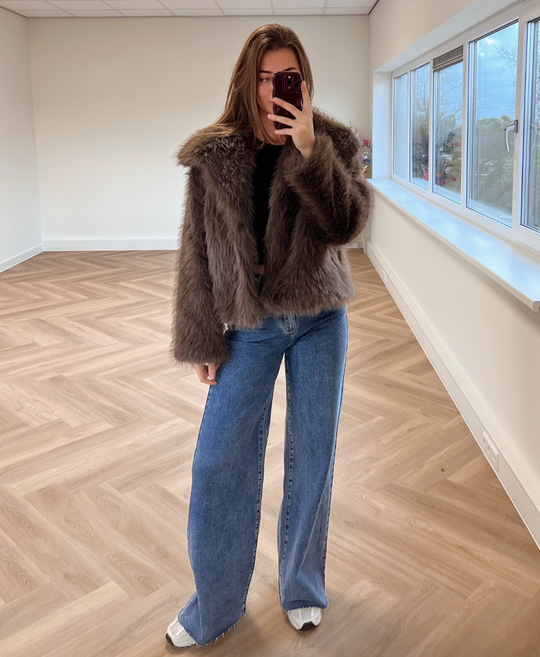 Fenna Faux Fur Jas | Luxe en Comfort in Eén