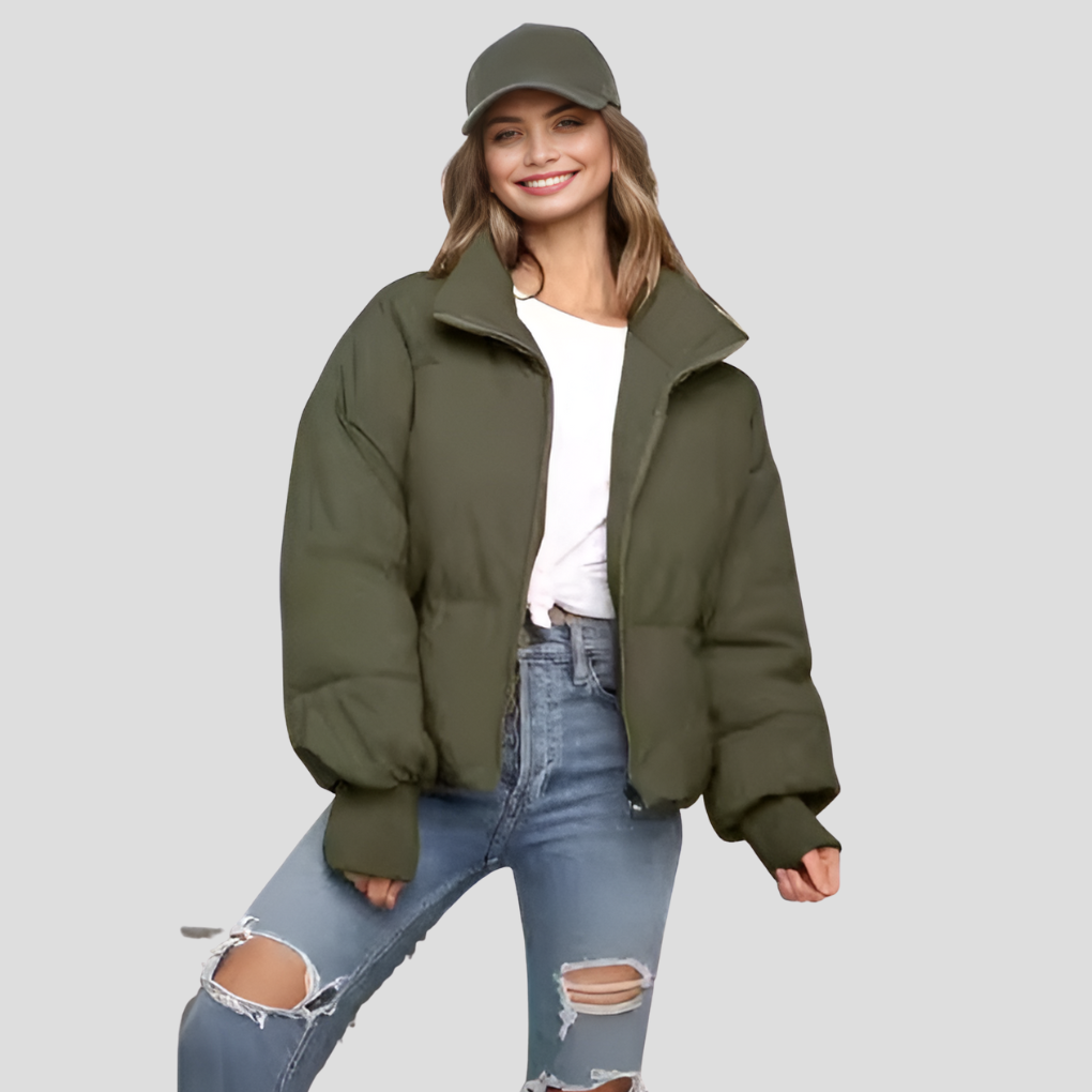 Dames Pufferjack | Gequilte Winterjas | Warme Casual Buitenkleding