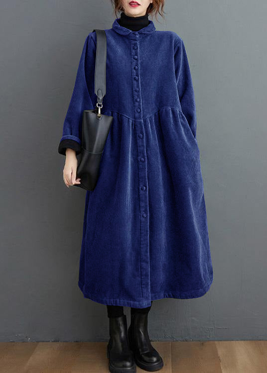 Dames Corduroy Winterjas | Lange Overjasstijl | Warme Herfstjas