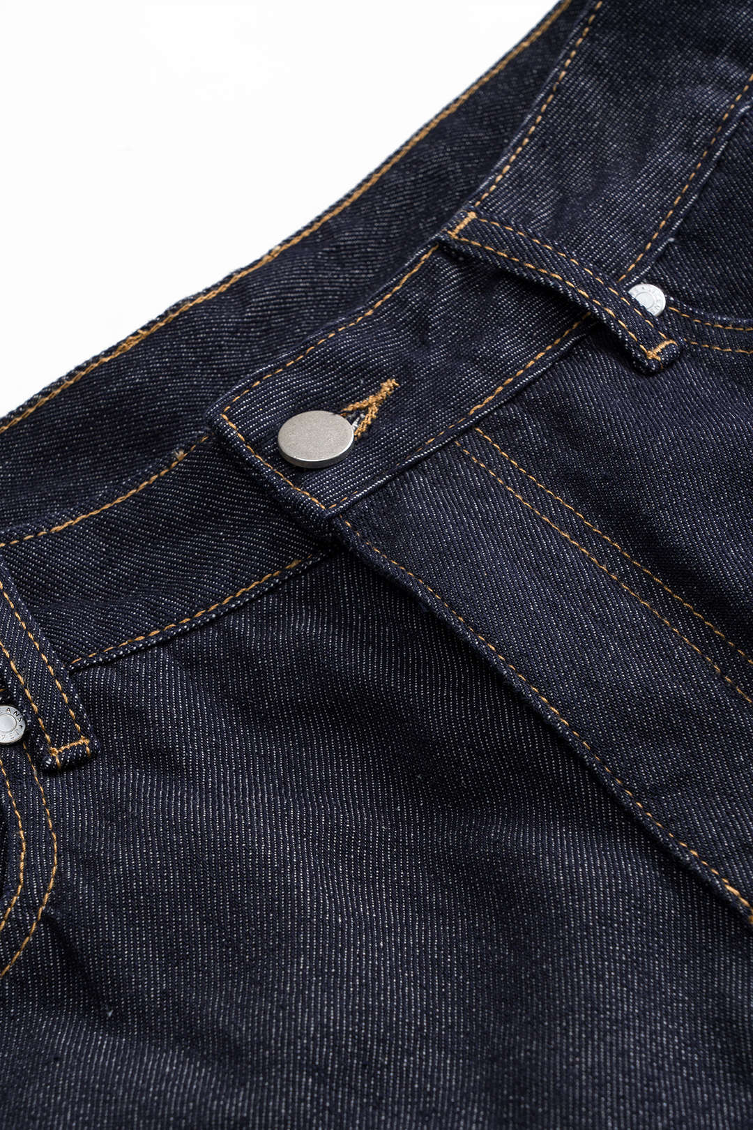 Denim Whipstitching Metallic Wide Leg Barrel Jeans