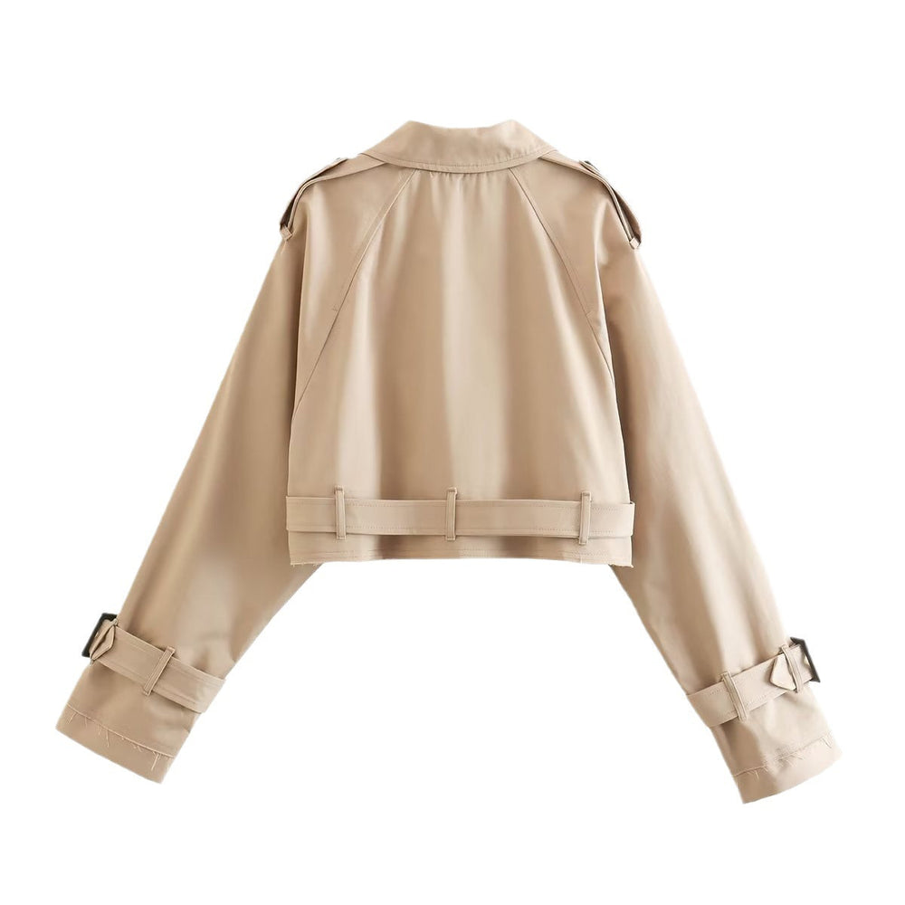 Heidi | Kurzer Trenchcoat | Zeitlose Eleganz und Moderner Chic