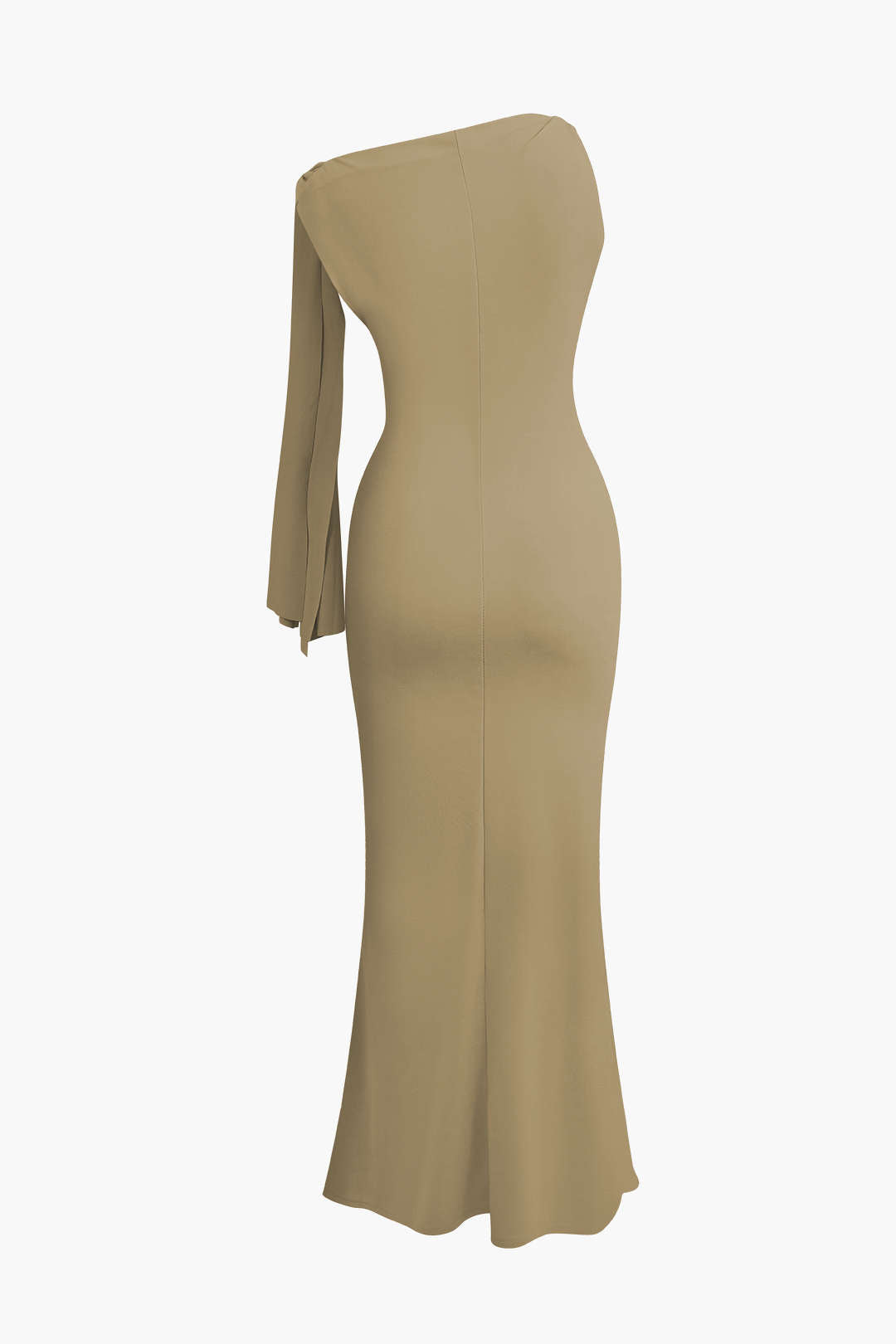 Asymmetrische Twist Knoop Zeemeermin Maxi Jurk