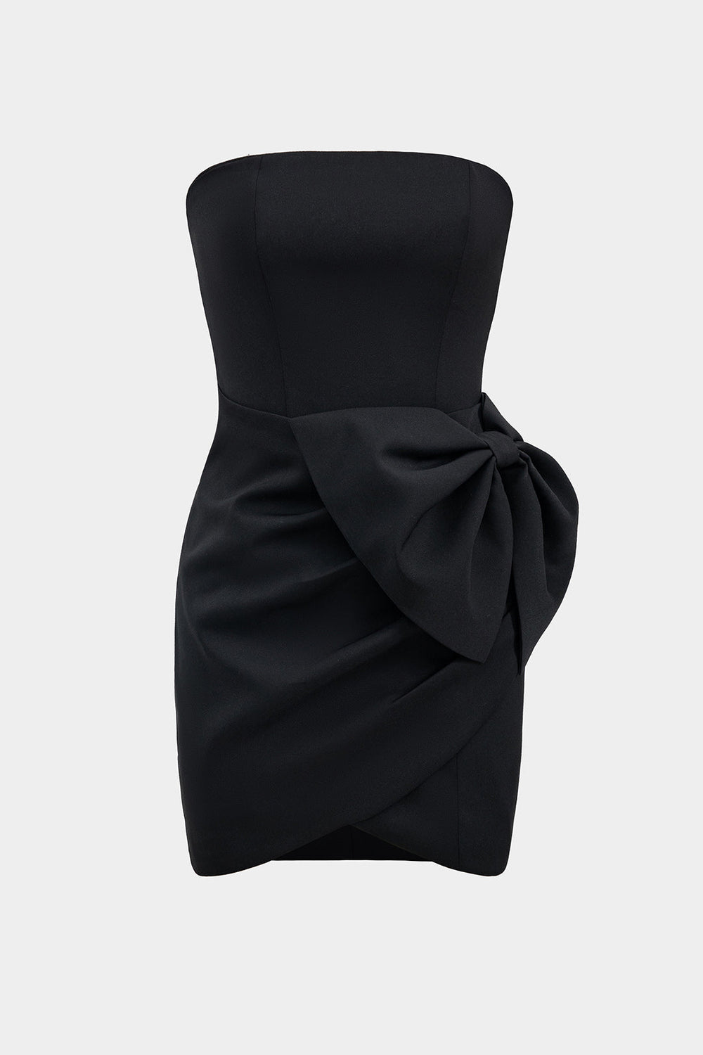 Boog Strapless Mouwloos Mini Jurk