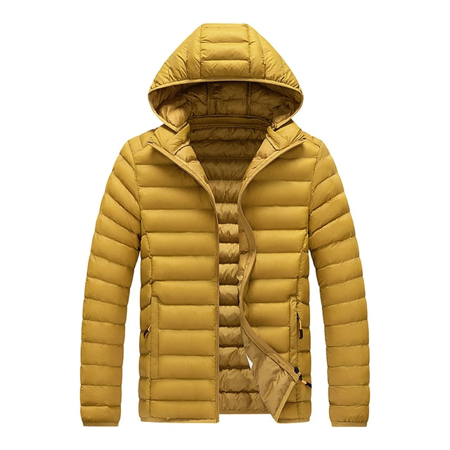 Gevoerde Jas met Afneembare Capuchon voor Mannen | Ideaal voor de Herfst en Winter