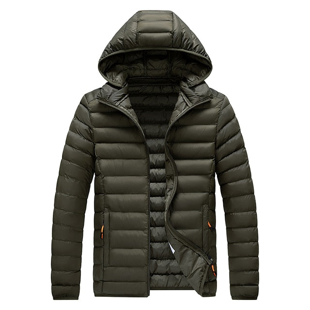 Gevoerde Jas met Afneembare Capuchon voor Mannen | Ideaal voor de Herfst en Winter