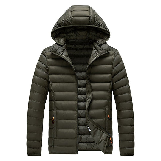 Gevoerde Jas met Afneembare Capuchon voor Mannen | Ideaal voor de Herfst en Winter