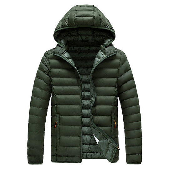 Gevoerde Jas met Afneembare Capuchon voor Mannen | Ideaal voor de Herfst en Winter