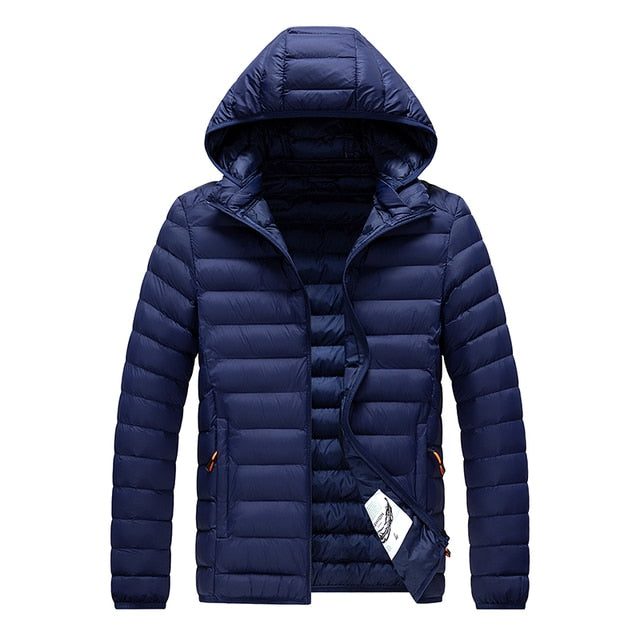 Gevoerde Jas met Afneembare Capuchon voor Mannen | Ideaal voor de Herfst en Winter