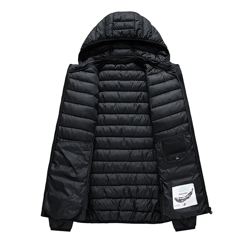 Gevoerde Jas met Afneembare Capuchon voor Mannen | Ideaal voor de Herfst en Winter