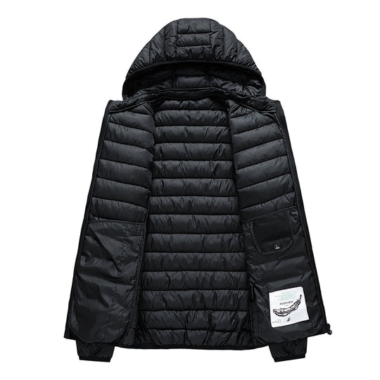 Gevoerde Jas met Afneembare Capuchon voor Mannen | Ideaal voor de Herfst en Winter