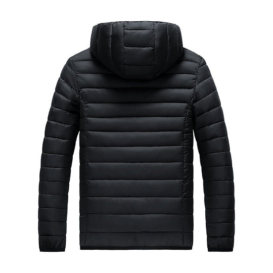 Gevoerde Jas met Afneembare Capuchon voor Mannen | Ideaal voor de Herfst en Winter
